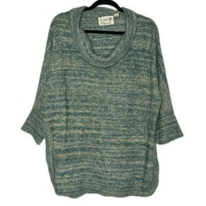 Anthro Field and Flower Cowl Neck Tunic Sweater Size M